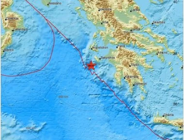 Νέα σεισμική δόνηση 5,4 Ρίχτερ στο Ιόνιο - Αισθητός σε δυτική Ελλάδα και Αλβανία